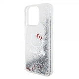 Hello Kitty iPhone 15 Pro Max Skal Liquid Glitter Translucent