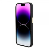 Guess iPhone 15 Pro Max Skal Liquid Silicone Metal Logo Svart