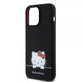 Hello Kitty iPhone 15 Pro Max Skal Liquid Silicone Svart