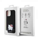 Hello Kitty iPhone 15 Pro Max Skal Liquid Silicone Svart