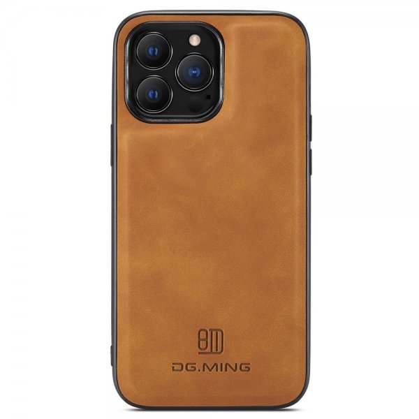 Dg.Ming iPhone 15 Pro Max Skal M1 Series Löstagbar Korthållare Brun