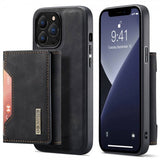 Dg.Ming iPhone 15 Pro Max Skal M2 Series Löstagbar Korthållare Svart