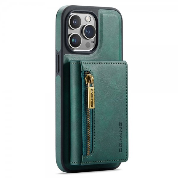 Dg.Ming iPhone 15 Pro Max Skal M5 Series Löstagbar Korthållare Grön