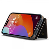 Dg.Ming iPhone 15 Pro Max Skal M5 Series Löstagbar Korthållare Kaffe