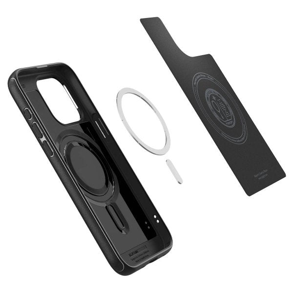 Spigen iPhone 15 Pro Max Skal Mag Armor MagFit Matte Black