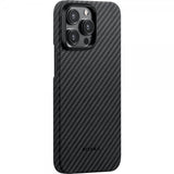 Pitaka iPhone 15 Pro Max Skal MagEZ Case 4 Black/Grey Twill