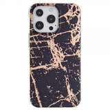 iPhone 15 Pro Max Skal Marmormönster Svart