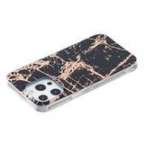 iPhone 15 Pro Max Skal Marmormönster Svart