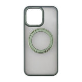 Rvelon iPhone 15 Pro Max Skal Roterbart MagSafe Stativ Grön