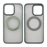 Rvelon iPhone 15 Pro Max Skal Roterbart MagSafe Stativ Grön