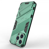 iPhone 15 Pro Max Skal med Stativ Grön