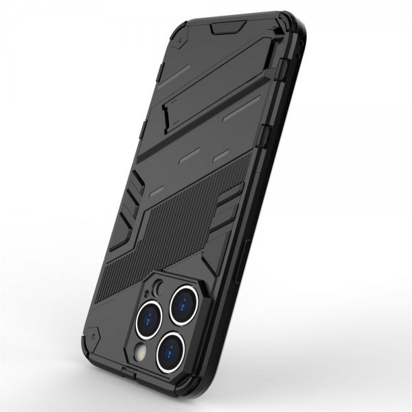 iPhone 15 Pro Max Skal med Stativ Svart
