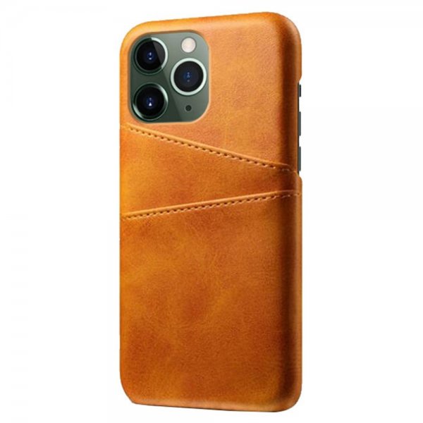 iPhone 15 Pro Max Skal med två Kortfack Ljusbrun