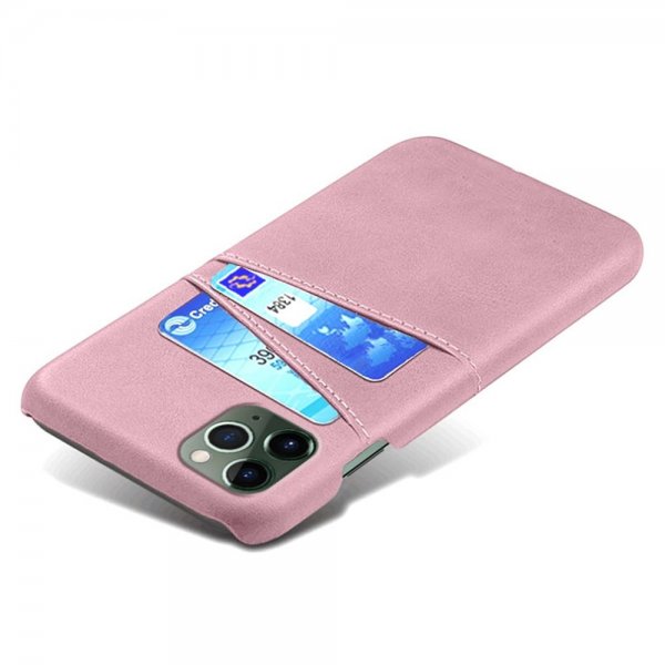 iPhone 15 Pro Max Skal med två Kortfack Roseguld