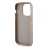 Guess iPhone 15 Pro Max Skal Metal Logo Strass Guld