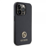 Guess iPhone 15 Pro Max Skal Metal Logo Strass Svart