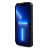 Guess iPhone 15 Pro Max Skal Metal Logo Strass Svart