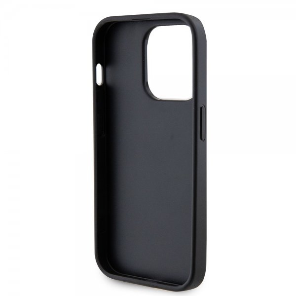 Guess iPhone 15 Pro Max Skal Metal Logo Strass Svart