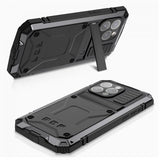 R-JUST iPhone 15 Pro Max Skal Metall Stöttåligt Svart