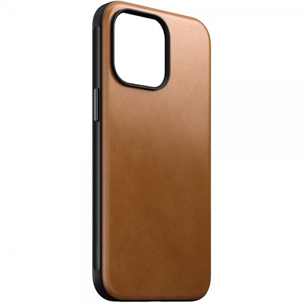 Nomad iPhone 15 Pro Max Skal Modern Leather Case English Tan