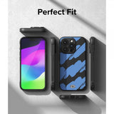 Ringke iPhone 15 Pro Max Skal Onyx Design Blue Brush