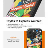 Ringke iPhone 15 Pro Max Skal Onyx Design Sticker