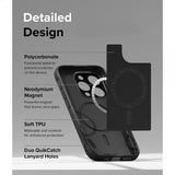 Ringke iPhone 15 Pro Max Skal Onyx Magnetic Svart