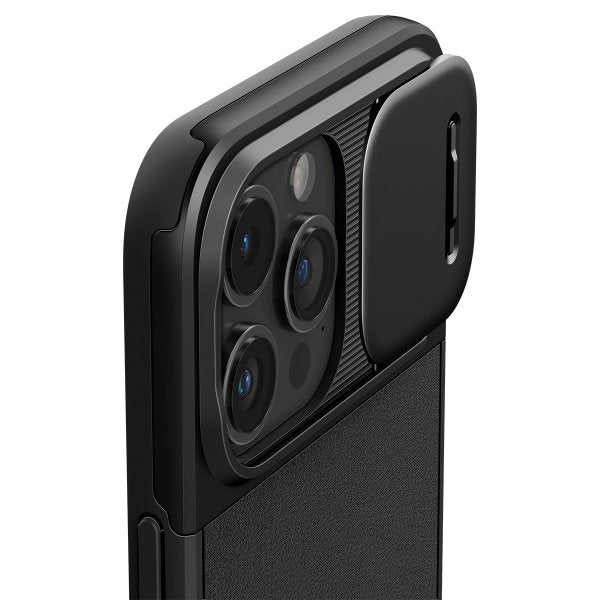 Spigen iPhone 15 Pro Max Skal Optik Armor MagFit Svart