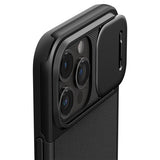 Spigen iPhone 15 Pro Max Skal Optik Armor MagFit Svart