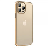 X-Level iPhone 15 Pro Max Skal Pläterad Kant Guld