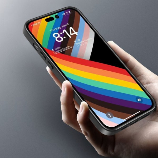 X-Level iPhone 15 Pro Max Skal Pläterad Kant Guld