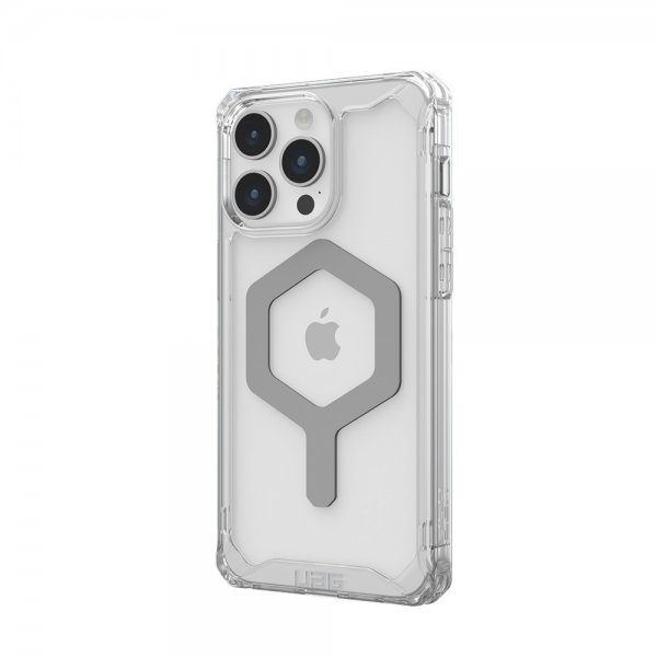 Urban Armor Gear (UAG) iPhone 15 Pro Max Skal Plyo MagSafe Ice Silver