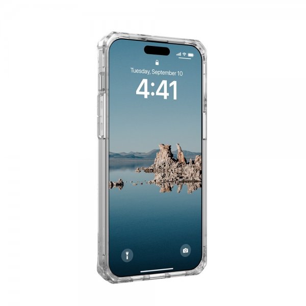 Urban Armor Gear (UAG) iPhone 15 Pro Max Skal Plyo MagSafe Ice Silver