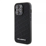 Karl Lagerfeld iPhone 15 Pro Max Skal Quilted K Pattern Svart
