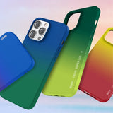X-Level iPhone 15 Pro Max Skal Rainbow Series Röd