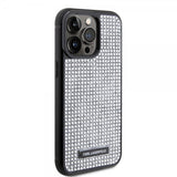 Karl Lagerfeld iPhone 15 Pro Max Skal Rhinestone Silver