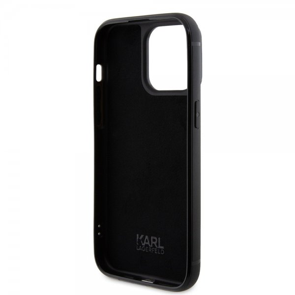Karl Lagerfeld iPhone 15 Pro Max Skal Rhinestone Svart
