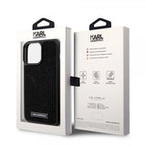 Karl Lagerfeld iPhone 15 Pro Max Skal Rhinestone Svart