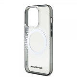 Mercedes Benz iPhone 15 Pro Max Skal Rhombus Pattern MagSafe AMG Transparent