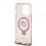 Hello Kitty iPhone 15 Pro Max Skal Ring Stand MagSafe Rosa