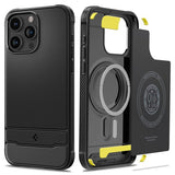 Spigen iPhone 15 Pro Max Skal Rugged Armor MagFit Matte Black