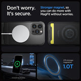 Spigen iPhone 15 Pro Max Skal Rugged Armor MagFit Matte Black