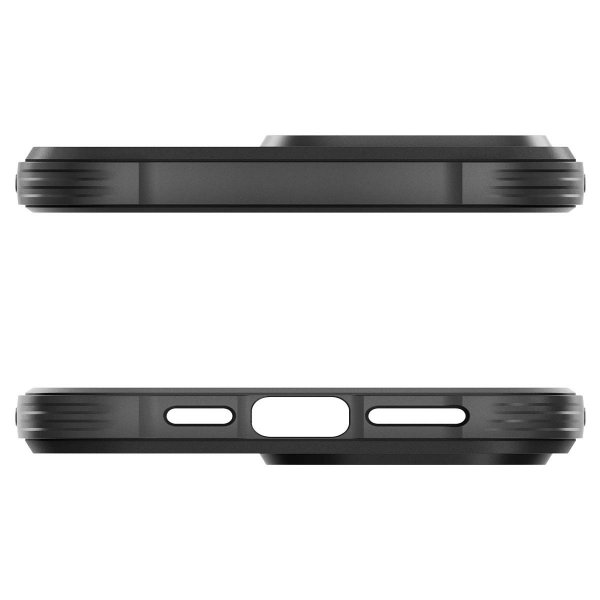 Spigen iPhone 15 Pro Max Skal Rugged Armor MagFit Matte Black