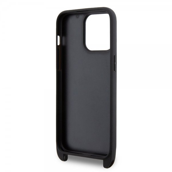 Karl Lagerfeld iPhone 15 Pro Max Skal Saffiano Crossbody Svart