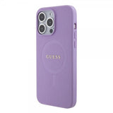 Guess iPhone 15 Pro Max Skal Saffiano MagSafe Lila