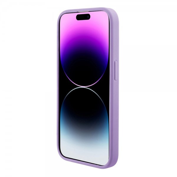 Guess iPhone 15 Pro Max Skal Saffiano MagSafe Lila