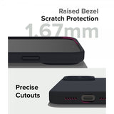 Ringke iPhone 15 Pro Max Skal Silicone Magnetic Deep Blue
