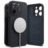Ringke iPhone 15 Pro Max Skal Silicone Magnetic Deep Blue