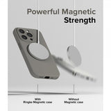 Ringke iPhone 15 Pro Max Skal Silicone Magnetic Grå