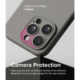 Ringke iPhone 15 Pro Max Skal Silicone Magnetic Grå